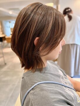 フリップビーアヴェダ(FLIP B AVEDA) 本八幡×オーガニックカラー×ナチュラルボブ