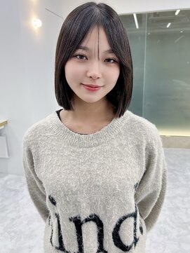 エトワール バイ ヴィンス(etoile by vince) まとまり◎サラツヤ縮毛矯正/切りっぱなしボブ