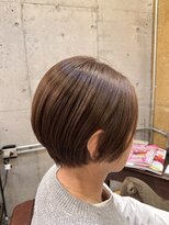 アンドヘアー 西葛西(&-HAIR)&nbsp;40代、50代ブリーチを使わない白髪ぼかし　西葛西　ショートボブ