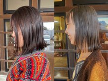 質感にこだわったミディアムヘア◎軽すぎないけどまとまる！