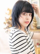 カバーヘア ブリス 上尾西口店(COVER HAIR bliss)&nbsp;ぱっつん前髪大人ガーリー小顔ハッシュカットh4上尾10代20代30代