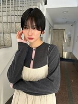 トリッカ シブヤ(TRICCA SHIBUYA) 黒髪ショート/マッシュ/前髪あり/小顔/透明感/束感/似合わせ