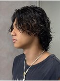 メンズウルフ/men's/スパイラルパーマ/波巻き/ツイスパ
