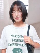 サイン 渋谷(SIGN) 韓国ヘアハッシュカットレイヤーカットブリーチ無し韓国ボブ渋谷