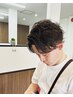 【お得なパーマクーポン】men'sカット+パーマ+シェービング¥10900→¥10300