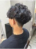 色気引き出すラフカールメンズパーマ
