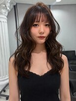 エアー 青山(AIR) 顏周りレイヤーロングレイヤー韓国ヘア