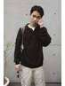 【河野限定クーポン】カット+パーマ+眉カット　￥9500