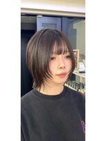 メルバイグラフ 梅田(mel by GRAFF) フェイスレイヤーで変化をつける外ハネボブ