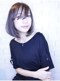【morio池袋】 大人可愛いツヤボブ