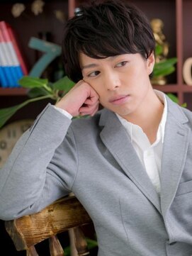 カバーヘア ブリス 戸田公園西口店(COVER HAIR bliss) *+COVER HAIR+*…ビジネスにも合うマッシュウルフa