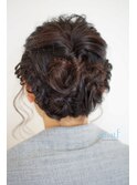 【ｍｏｕｆ】大人可愛い二次会パーティーブライダルヘアアレンジ