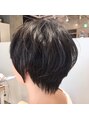 ラウンジ(Lounge)&nbsp;シルエットのキレイなショートにします！！