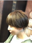 プチ刈り上げマッシュショート