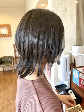 マール(marl) 【marl.】ナチュラルウルフ/ロングレイヤー/ロングボブ