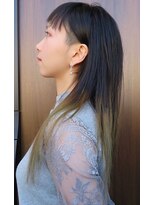 ヘアードクターフェリス(hairDr. feli'z)&nbsp;ツーブロックロング 縮毛矯正