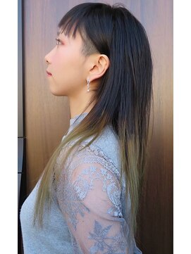 ヘアードクターフェリス(hairDr. feli'z) ツーブロックロング 縮毛矯正