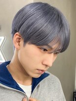 エルマーク(L-MARK) マッシュインナーカラーブリーチダブルカラー韓国センターパート