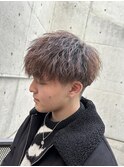 ソフトツイストパーマ刈り上げマッシュツーブロック