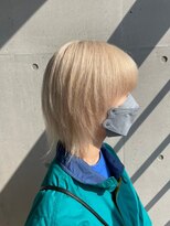 ゲーム 吉祥寺店(GAME)&nbsp;ダブルカラーホワイトベージュカラーケアブリーチハイトーン韓国