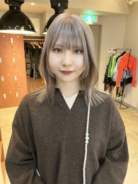 クペウ(cope'u) pink beige × インナーカラー