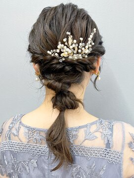 カーサ バイ ハミュウ たまプラーザ(CASA by Humium) 20代30代大人可愛いお呼ばれスタイル編みおろし透明感