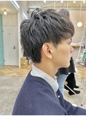 刈り上げツーブロックマッシュショート王道ビジネスメンズヘア