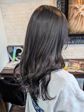 ボアップ(boappu) #グレージュ#グレージュカラー#暗髪#グレー#イルミナカラー