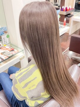 ピカイチ 上通店(pikA icHi) ラベンダーベージュ×水素カラー