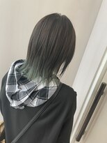 コレロ ヘアー(KORERO hair)&nbsp;グリーン×インナーカラー