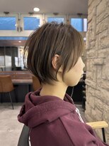 ビューエヒメ(VIEW EHIME)&nbsp;小顔カットミルクティーベージュ韓国風クールショート