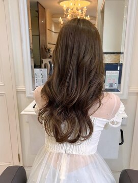 サロンドウィズ 本店 本八幡(Salon de With) 巻き髪ロング【ミントベージュ】/レイヤーカット◎30代40代50代