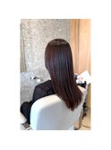 ツヤ髪ストレート