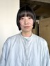 【金島限定】デザインカット＋透明感カラー　￥9500