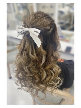 セットサロン ココ ＊ふわふわハーフアップ＊