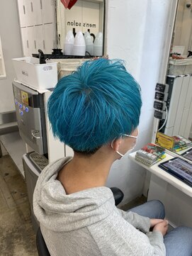 メンズ サロン ドット トウキョウ 町田店(men's salon dot. tokyo) 水色カラー