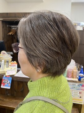 ジャストビューティー リアリー(just beauty Really) ショートボブ×グレージュカラー