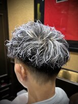 ヒロギンザ 池袋 サンシャイン通り店(HIRO GINZA)&nbsp;ホワイトメッシュパーマ　スペインカール　メンズパーマ　池袋