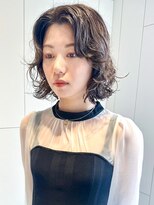 アイティーバイアルバム 松戸店(IT by ALBUM)&nbsp;ミディアムボブ顔周りレイヤーおくれ毛美髪_ba506561