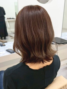 ショコラブラウン/くびれミディ/レイヤーカット