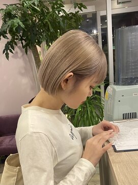 ポイントファイブバイソレイユ 豊橋駅前大通店(.5 by SOLEIL) ハイトーンボブ