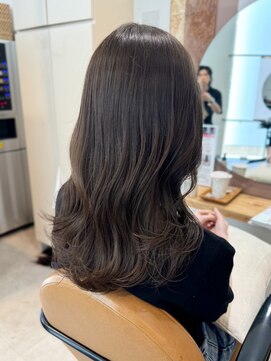 ノア 三宮店(NOA) 【NOA】透明感ダークブラウン×大人ミディアムレイヤー