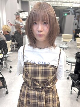 ロテ 名古屋 名駅店(Lote.) ミディアムヘア/デザインカラー/フェイスフレーミング/名古屋