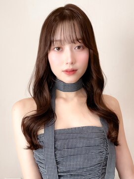 レア 表参道(L'ea) ・黒髪クラゲヘアーオリーブグレー小顔ココアベージュ