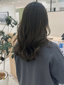 ソヨン 名駅2号店(SOYON) レイヤーカット/暗髪/グレージュ/オリーブグレー