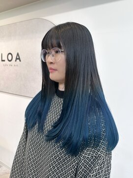 ロア バイ シズク センター南(LOA by sizuk) ブルーグラデーション
