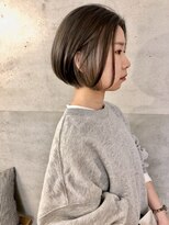 ジェコ ブラン(gecko. brun) まるっとイヤリングカラーボブ