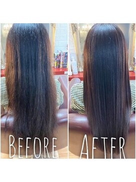 ビタミン vitaminne美容室 ハイダメージロング