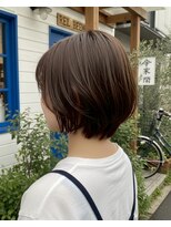 アズグロウヘアー(AS GROW HAIR) 丸みショート×ナチュラルブラウン