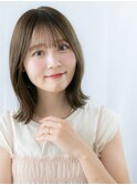 ツヤ髪ミストバングアースカラーくびれボブe小山20代30代